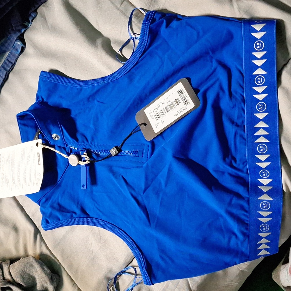 Armani exchange crop top